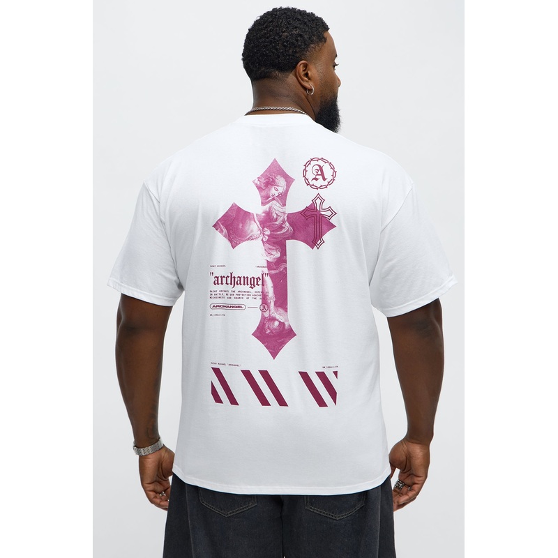 Archangel Protection Short Sleeve Tee – White