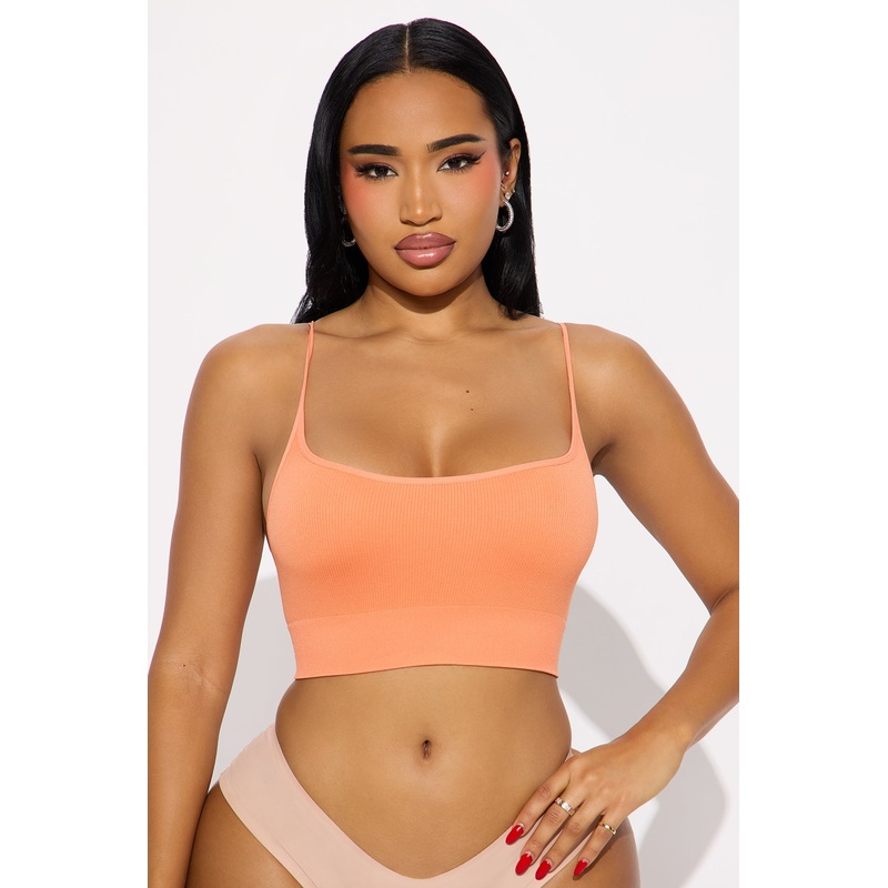 Basic Seamless Bralette – Orange