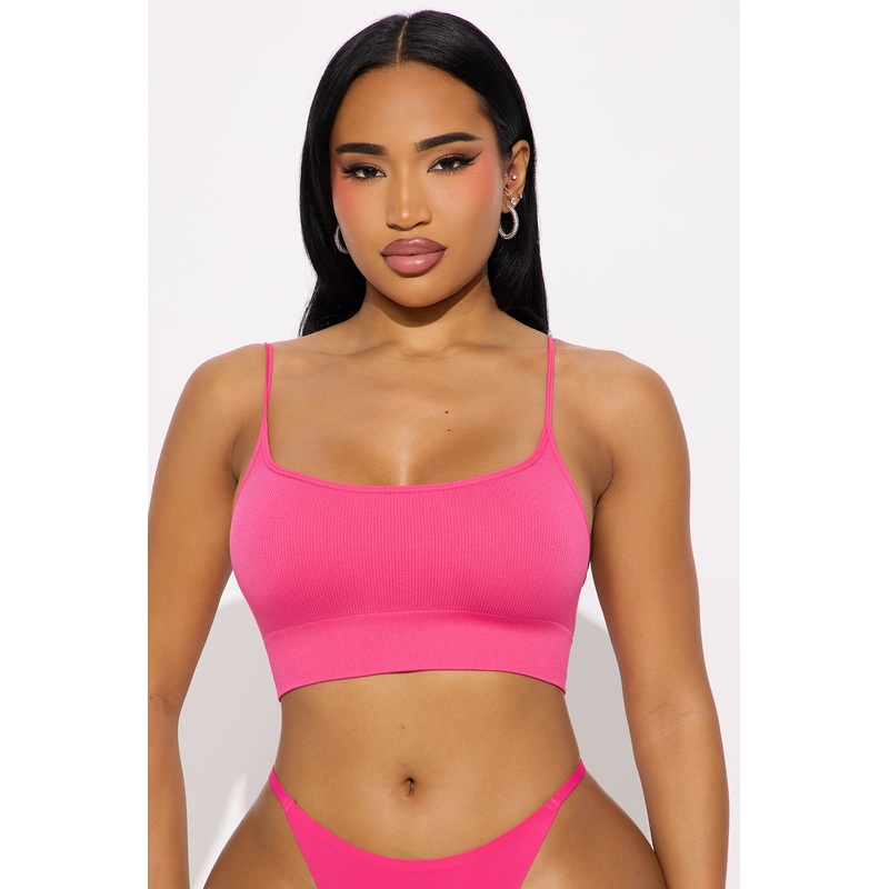 Basic Seamless Bralette – Pink