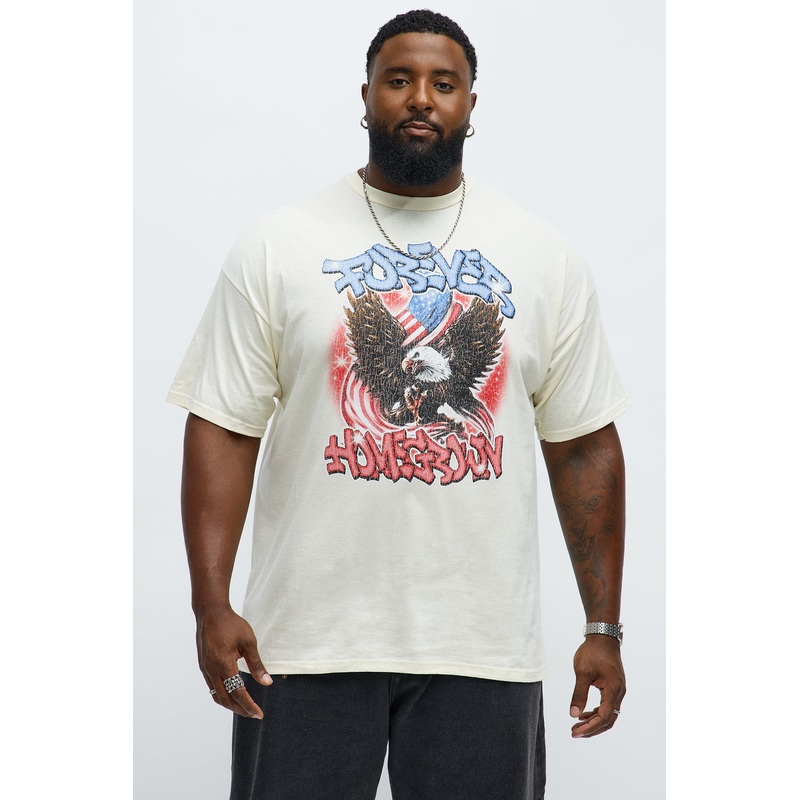 Forever Homegrown Short Sleeve Tee – Natural