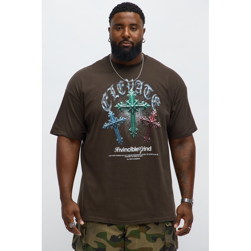 Invincible Grind Short Sleeve Tee – Brown