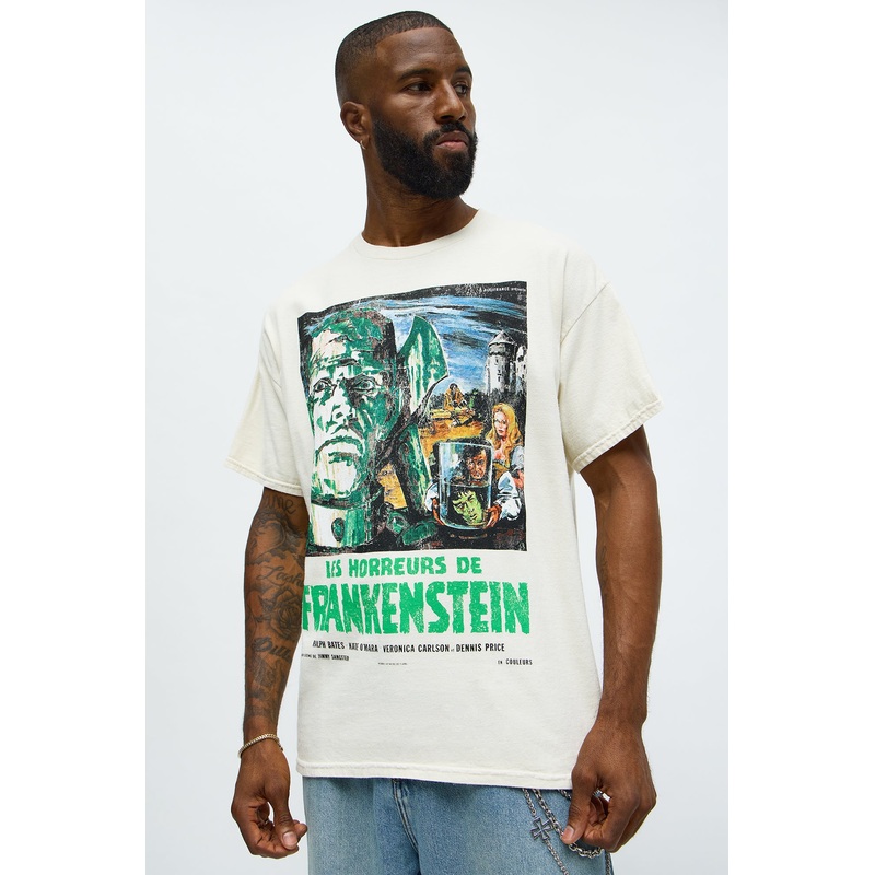 Les Horreurs De Frankenstein Short Sleeve Tee – Natural