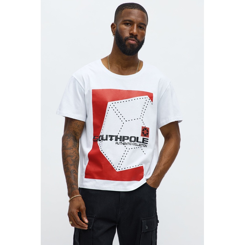 Southpole Icon Short Sleeve Tee – White