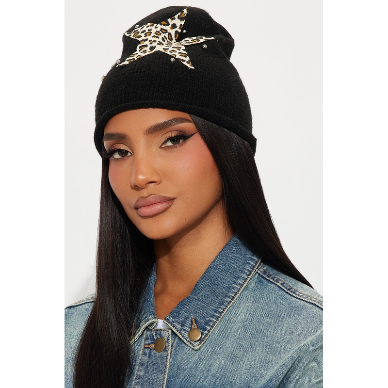 Be A Star Skull Beanie – Black