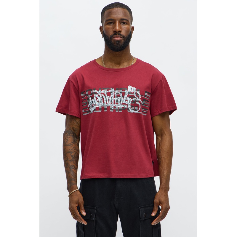 Southpole Signature Short Sleeve Tee – Red