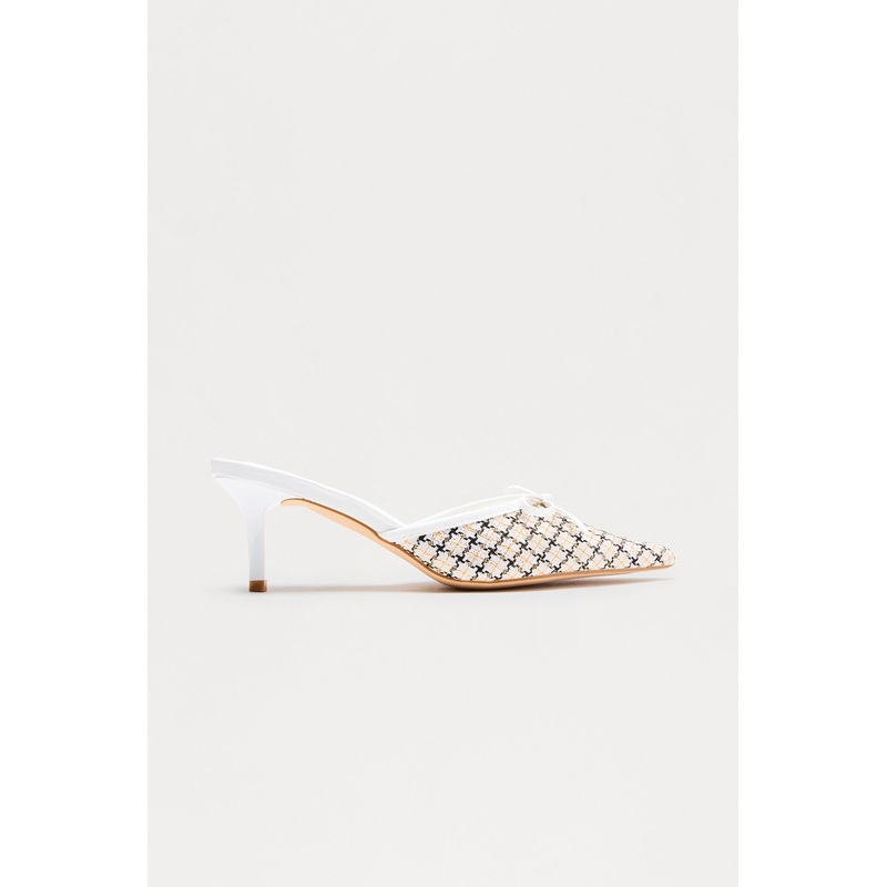 Tawnie Bow Pumps – White/combo