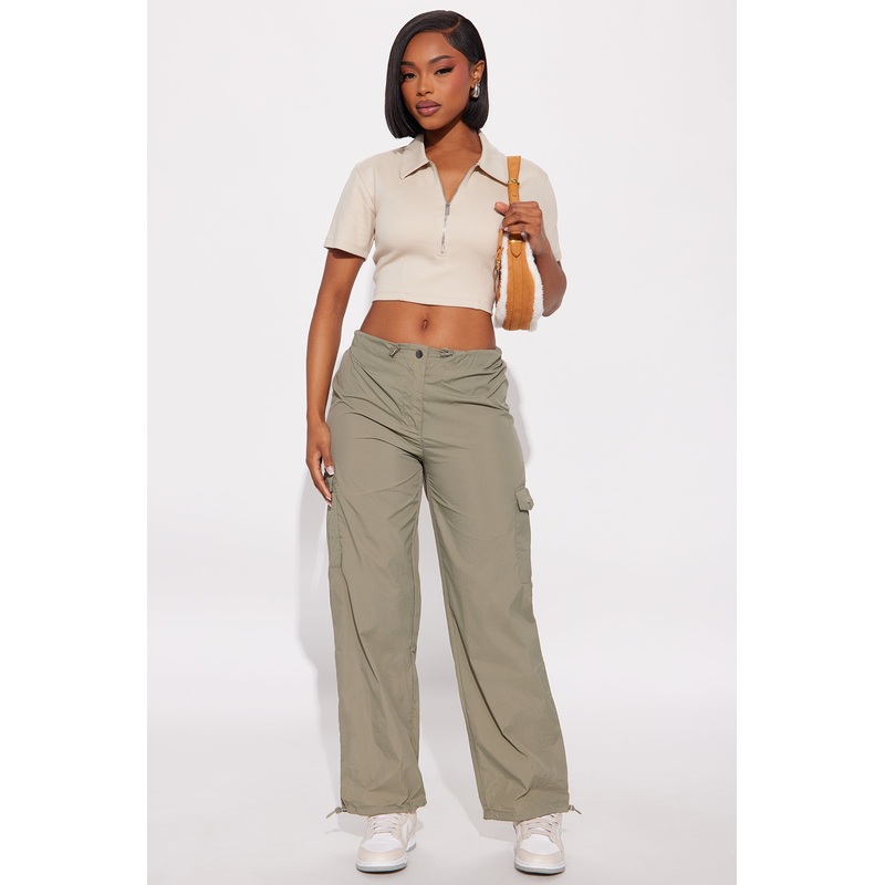 Alley Cat Cargo Jogger Pant – Military Green
