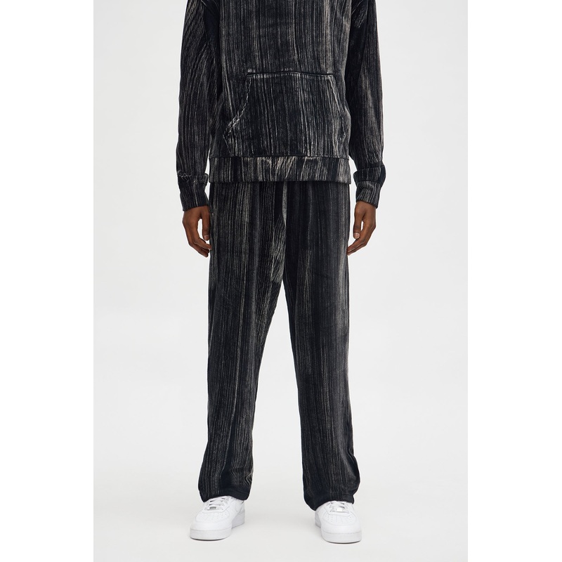 Straight Bleached Out Sweatpants – Black Wash