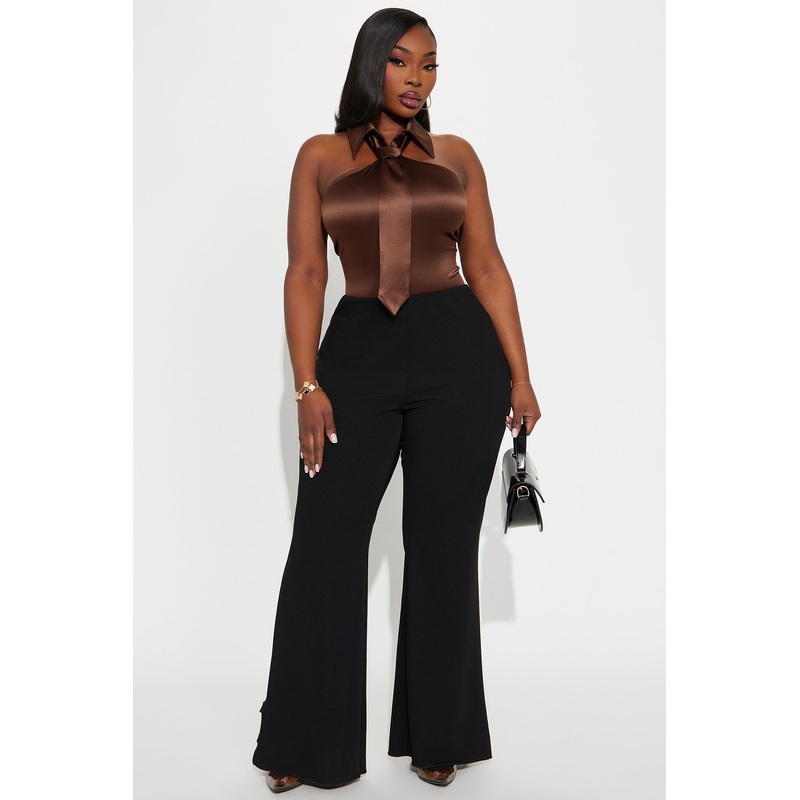 Cassidy Ponte Wide Leg Pant 32 – Black