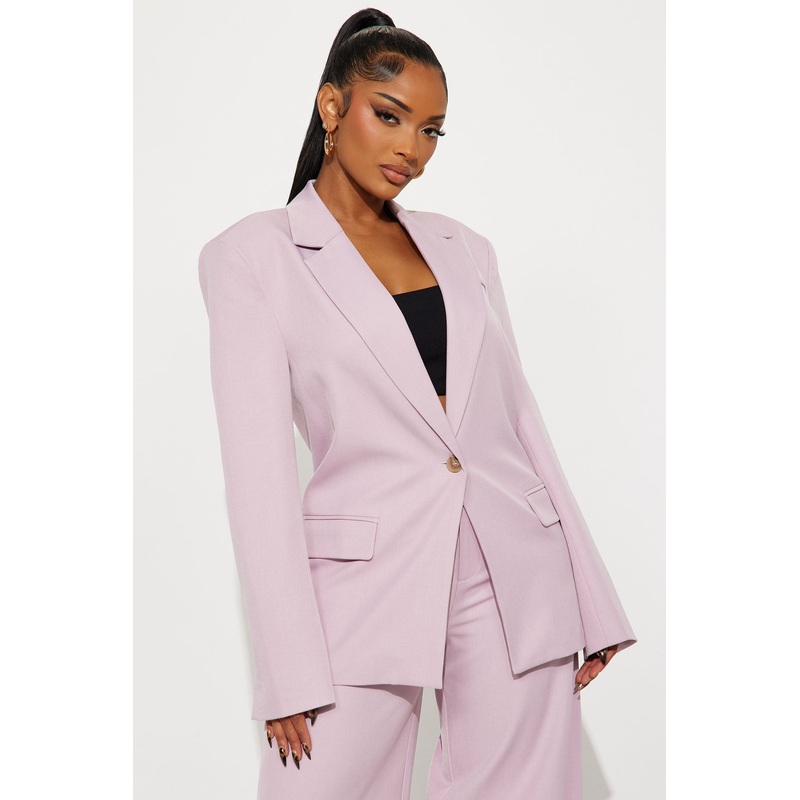 Close The Deal Fitted Blazer – Pink