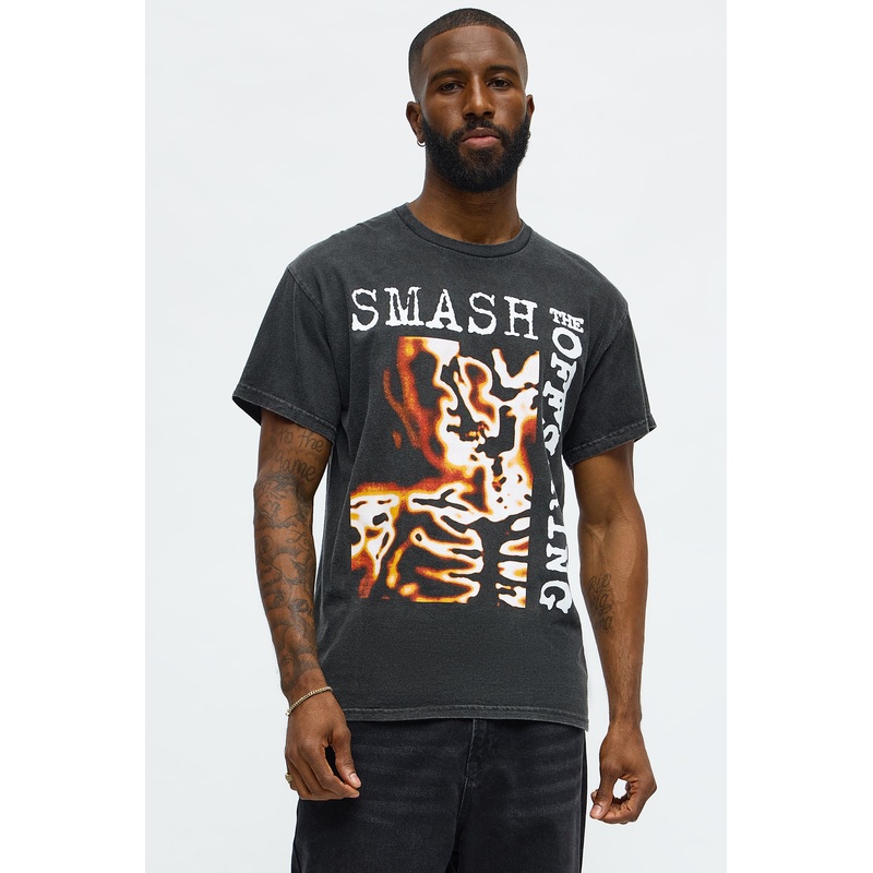 The Offspring Smash Vintage Short Sleeve Tee – Black Wash