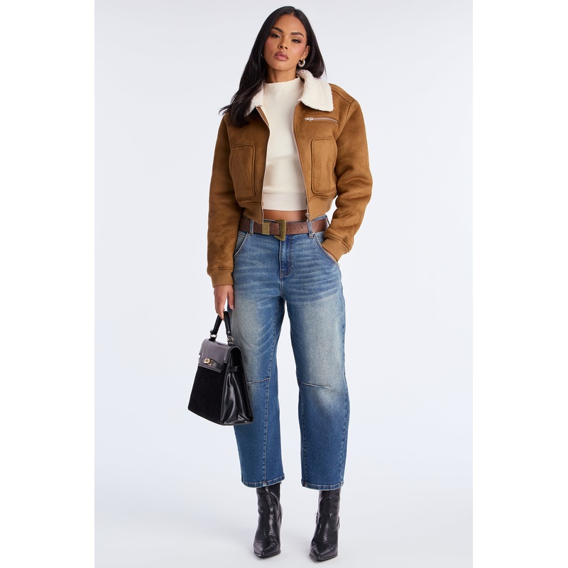 Bailey Horseshoe Leg Jeans – Vintage Wash