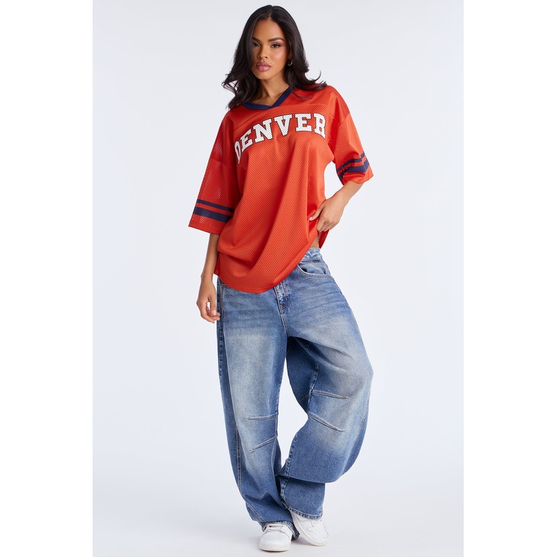 Denver Nation Jersey Tee – Orange/combo