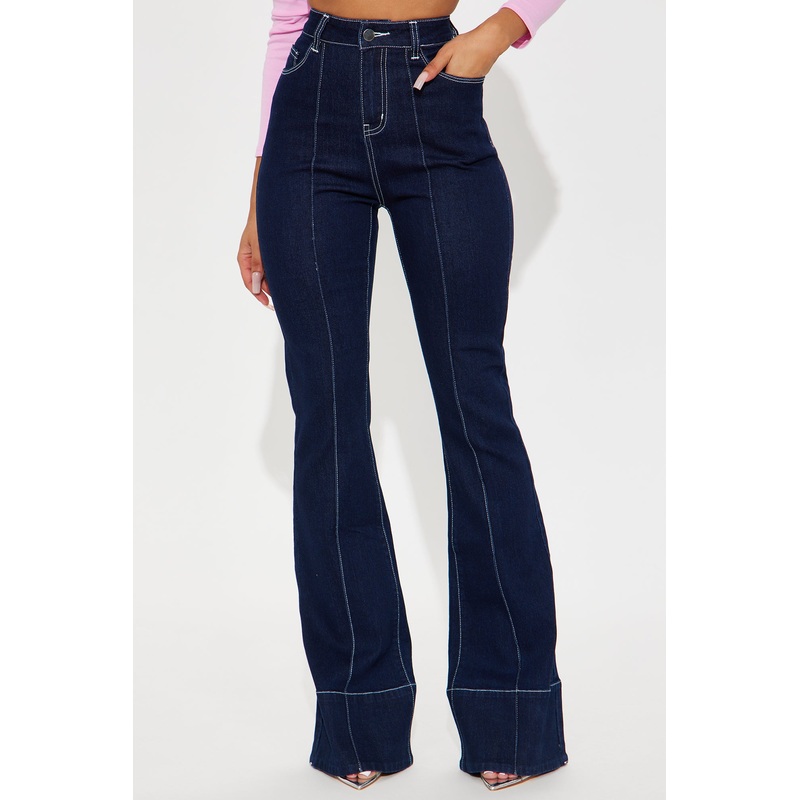 See Myself Out Flare Jeans – Dark Wash