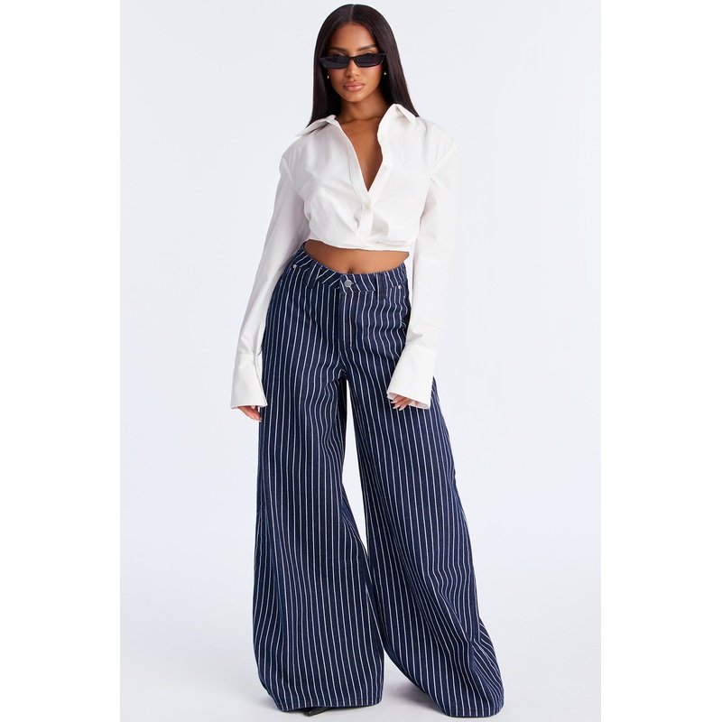 Cityline Wide Leg Jeans – Dark Wash