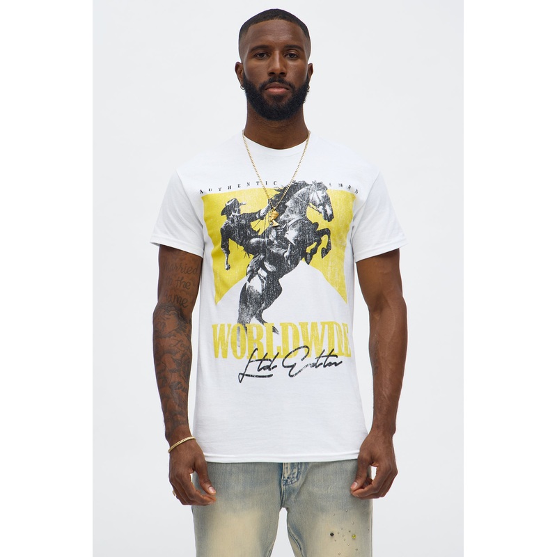 Western Limited Edition Short Sleeve Tee – White
