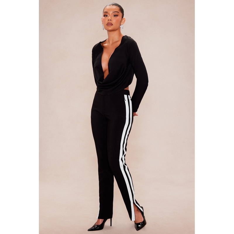 Arletta Skinny Leg Pant – Black/White