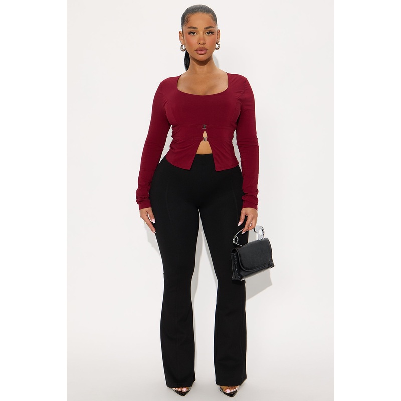 Business Talks Prime Ponte Flare Pant 31 – Black