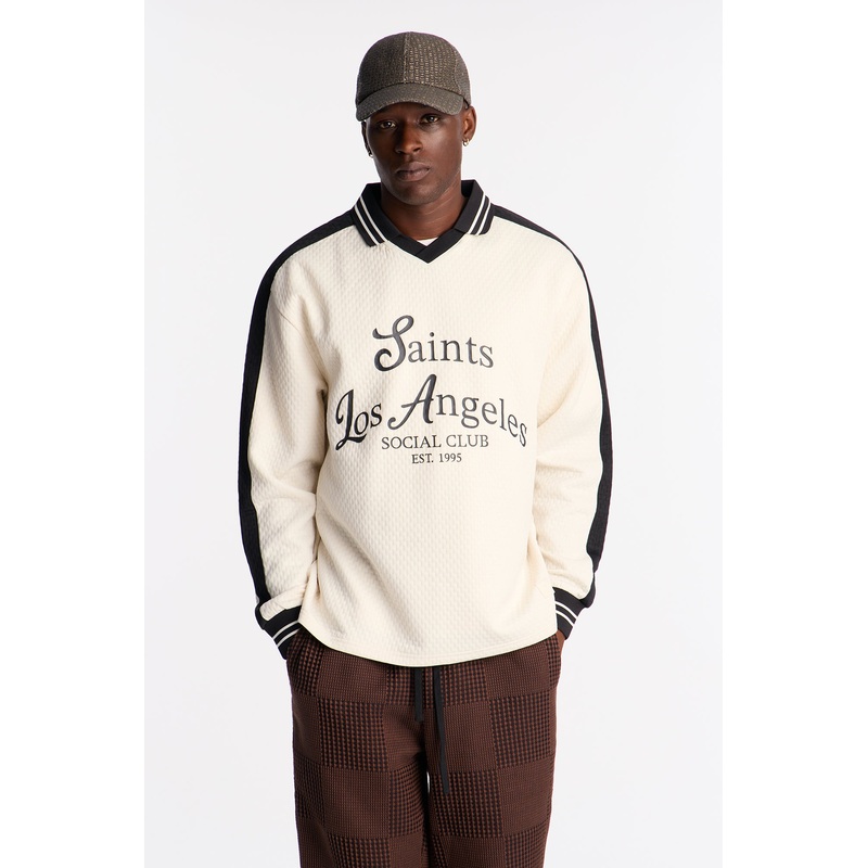 Saints Los Angeles Polo – Cream