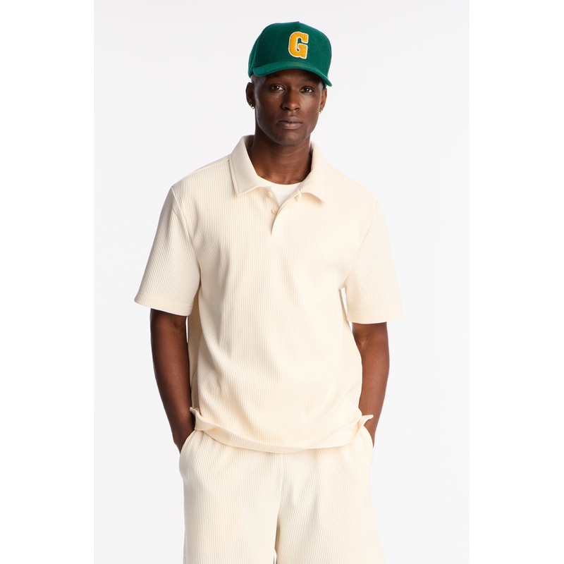 Show Up Polo Shirt – Off White
