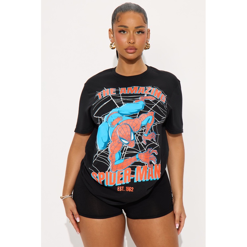 The Amazing Spider Man Oversize Tee – Black