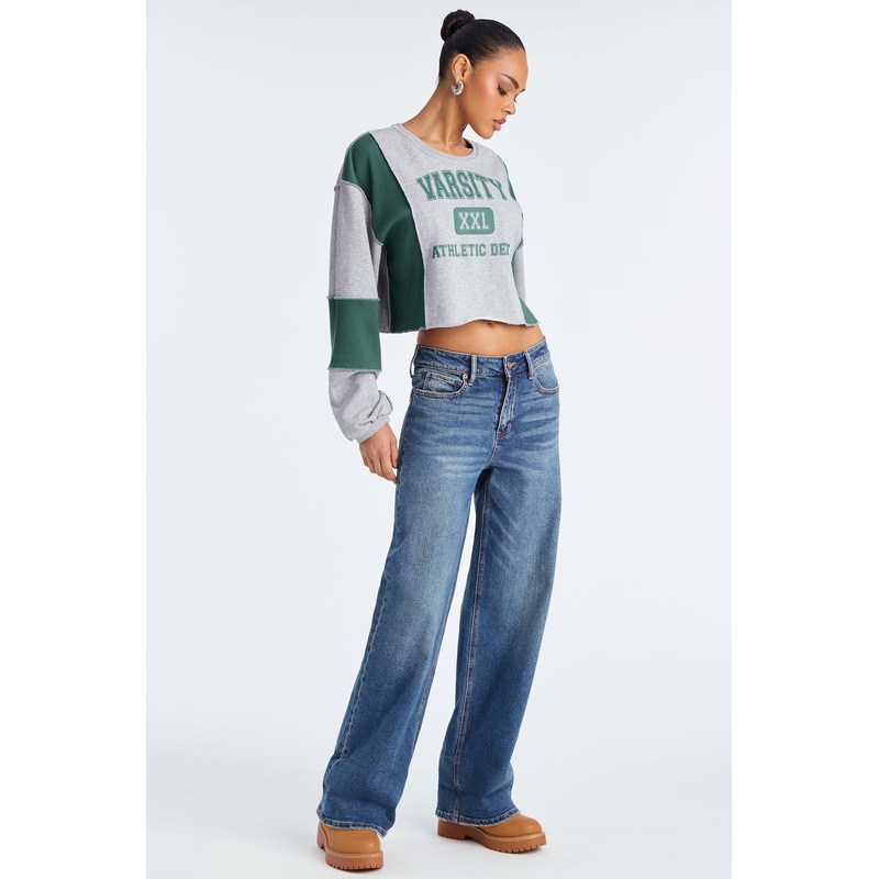 Varsity Athletic League Long Sleeve Tee – Hunter Green
