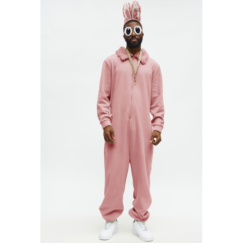 Boo Boo Monster 4 Piece Faux Fur Halloween Costume – Pink