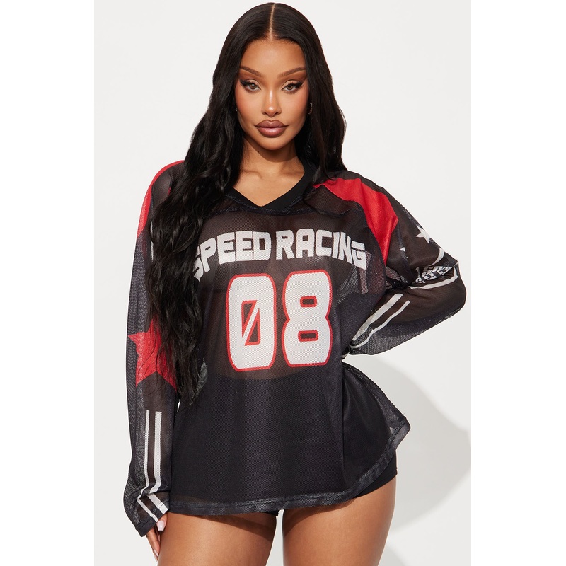 Speed Racing 08 Mesh Jersey – Black