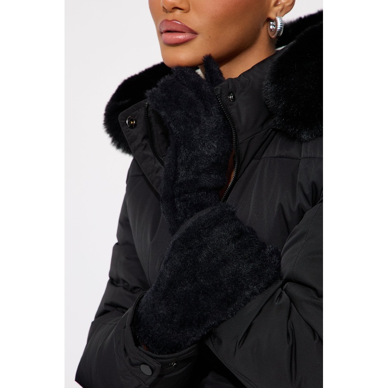 Anastasia Bow Gloves – Black