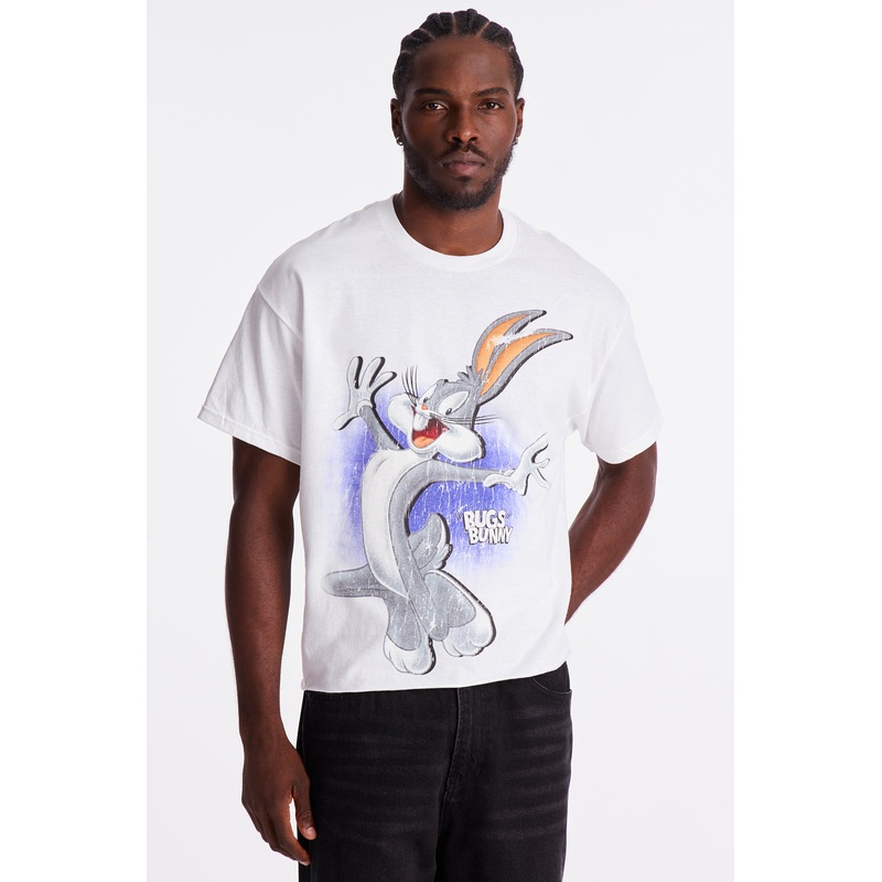 Looney Tunes Bugs And Friends Short Sleeve Tee – White