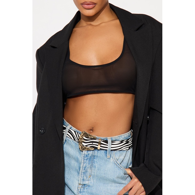 Wild Girl Waist Belt – White/Black