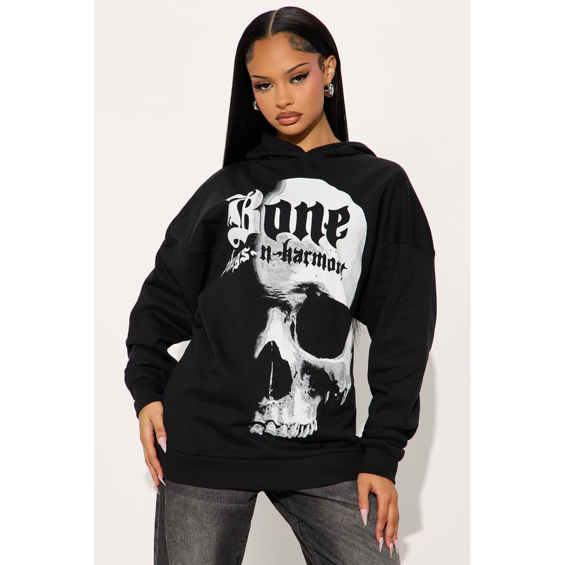 Bone Thugs N Harmony Oversized Fleece Hoodie – Black