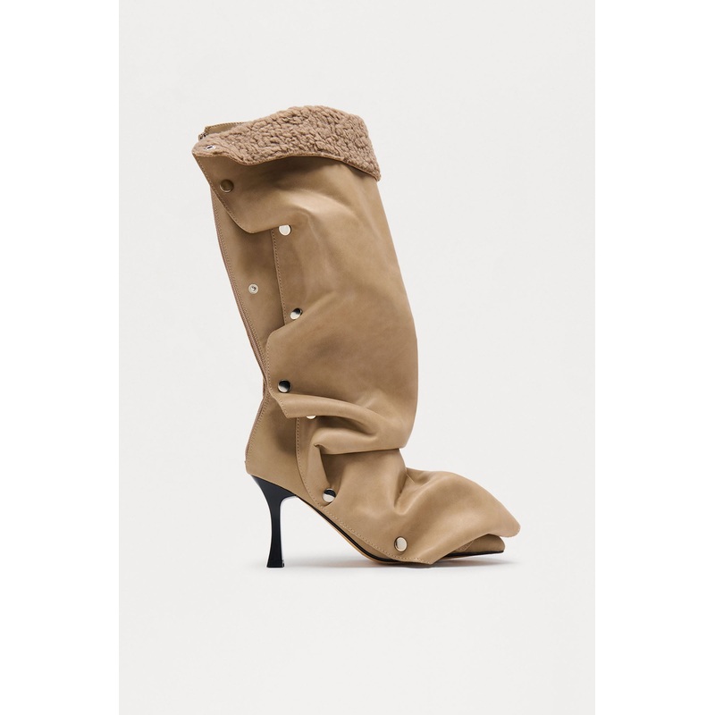 Slade Sherpa Overlay Boots – Grey