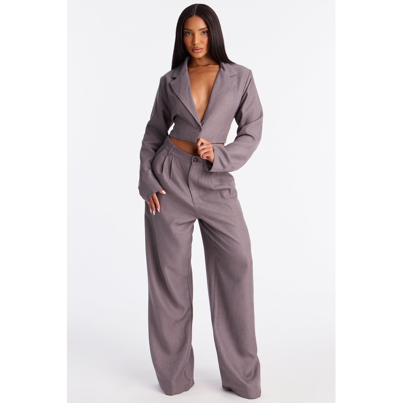 Allen Blazer Pant Set – Grey