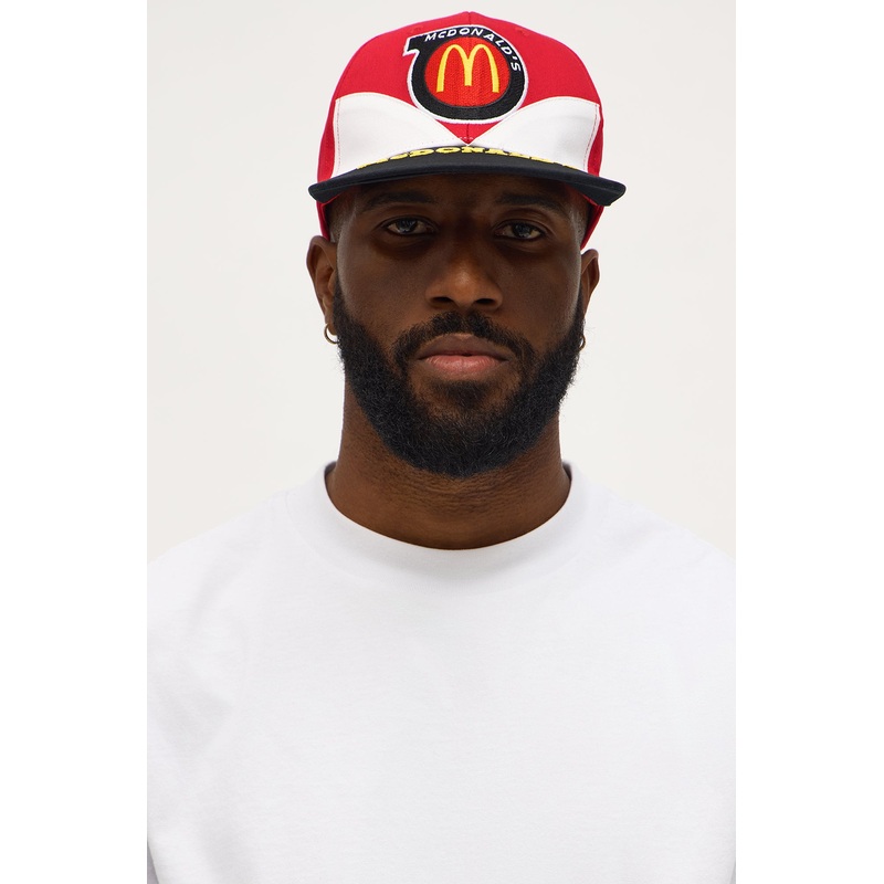 Vintage McDonalds Snapback Hat – Red/combo