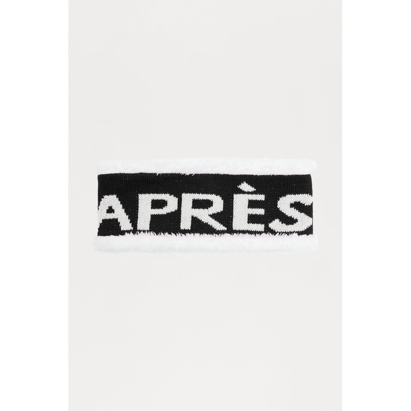 Apres Season Headband – Black/White