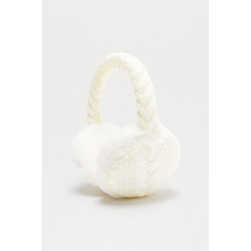 Winter Mornings Earmuffs – Ivory