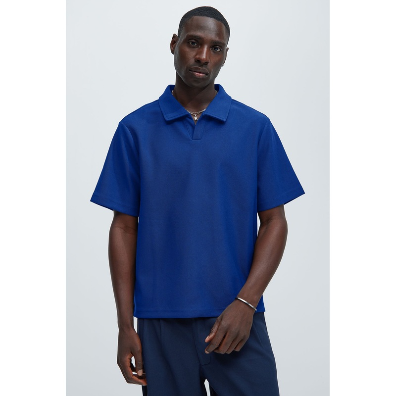 Turner Short Sleeve Polo – Blue