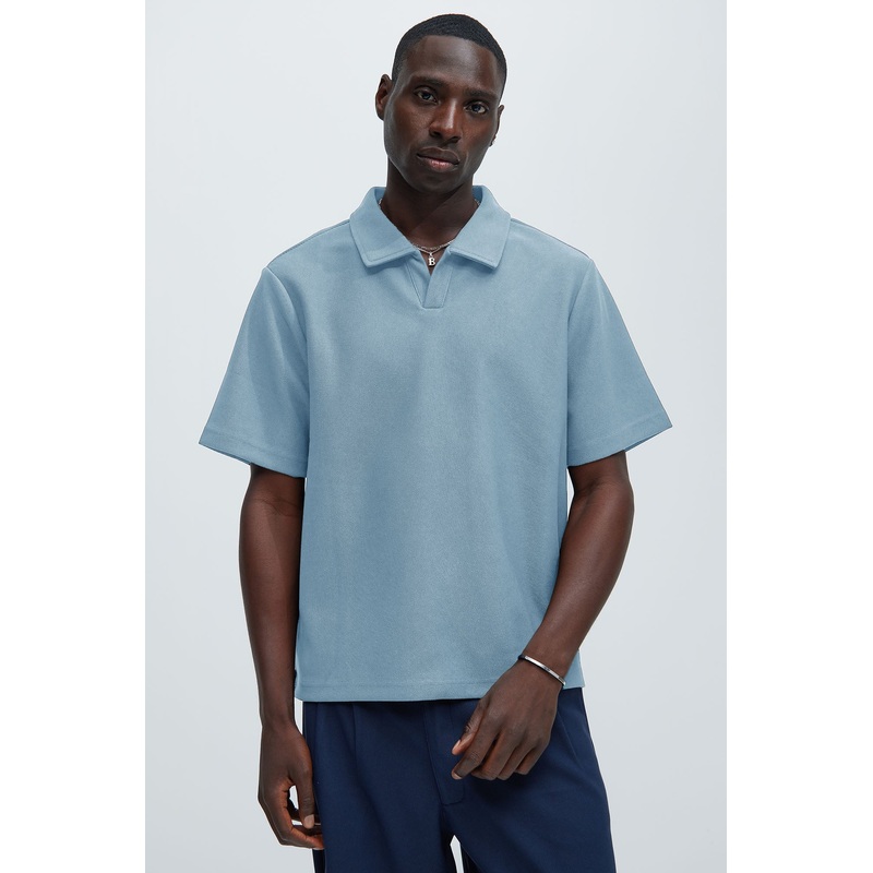 Turner Short Sleeve Polo – Light Blue