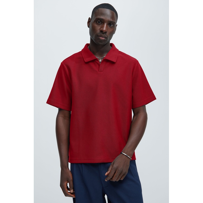 Turner Short Sleeve Polo – Red
