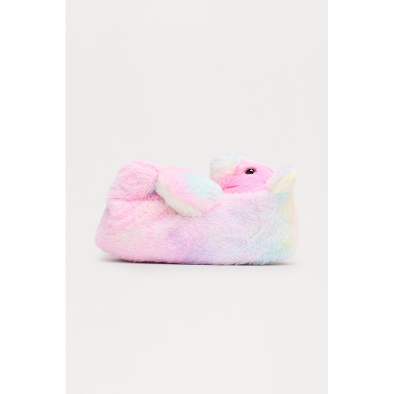 Tie Dye Bear Slippers – Multi Color