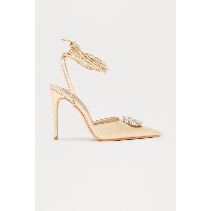 Champagne Pop Pumps – Gold