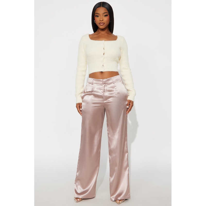 Caviar Nights Satin Trouser Pant 32 – Orchid