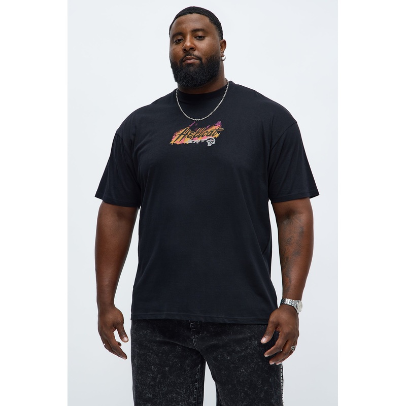 Dodge Hellcat Fuego Short Sleeve Tee – Black