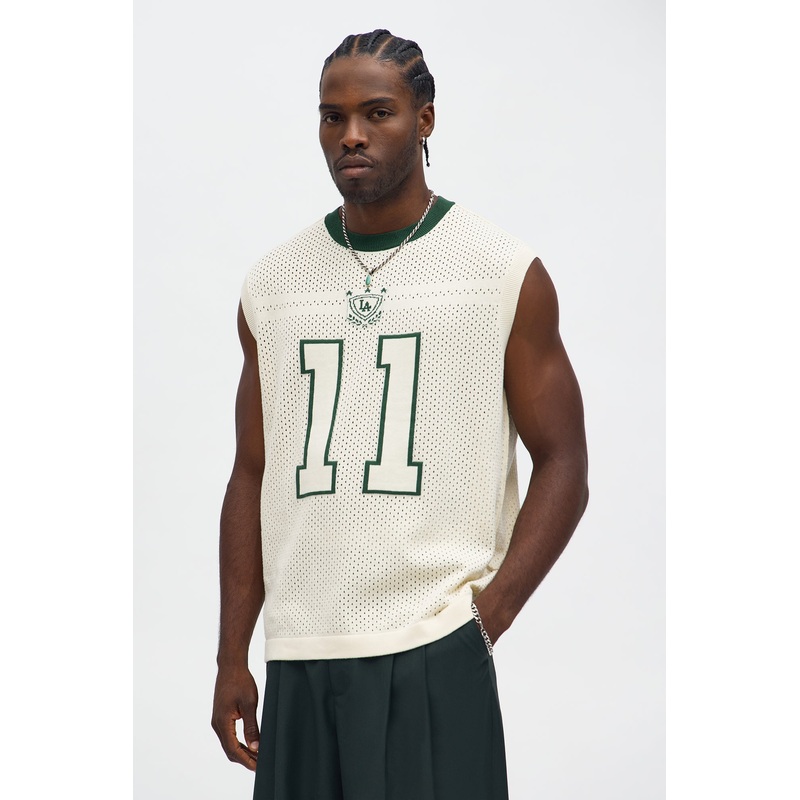 Knit LA Jersey Tank – Off White