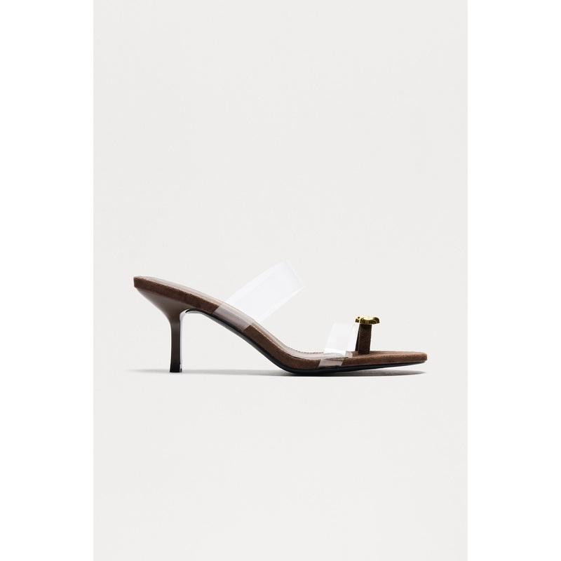Unravel Toe Ring Mules – Chocolate