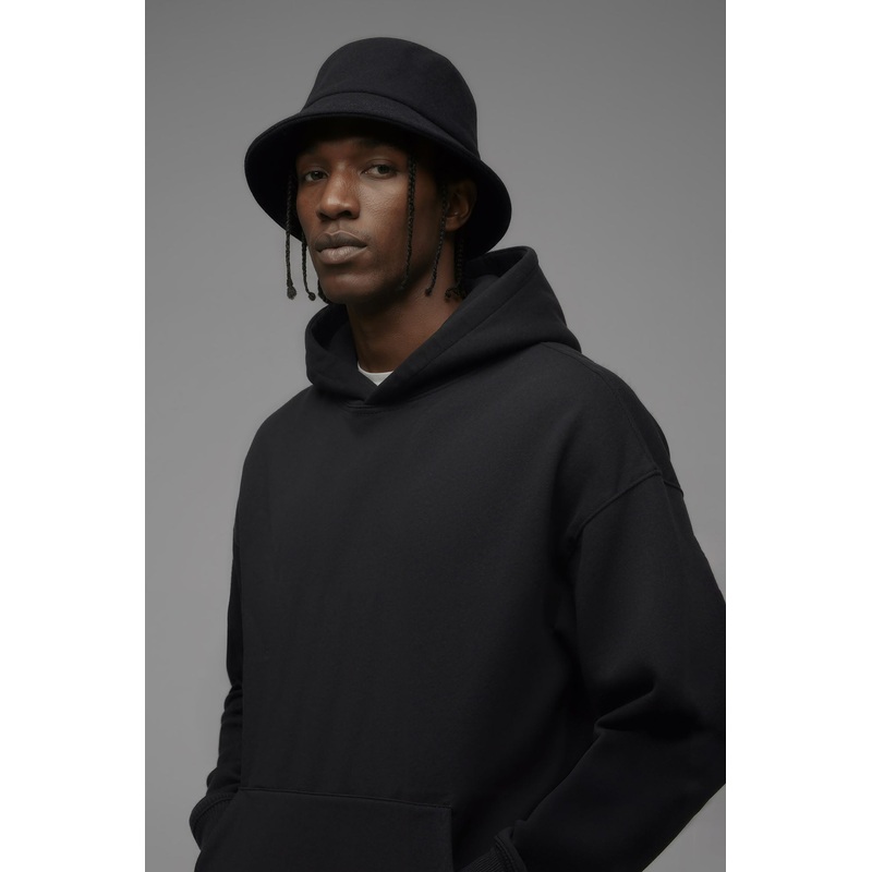 410 Fleece Bucket Hat – Black