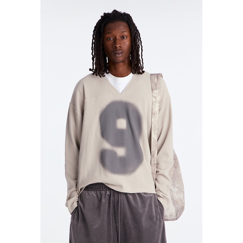 Neutral Code Oversized Jersey Tee – Grey