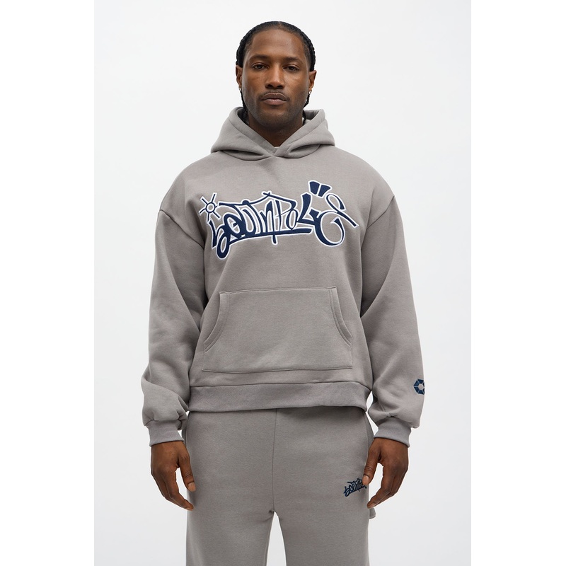 Southpole Signature Hoodie – Grey