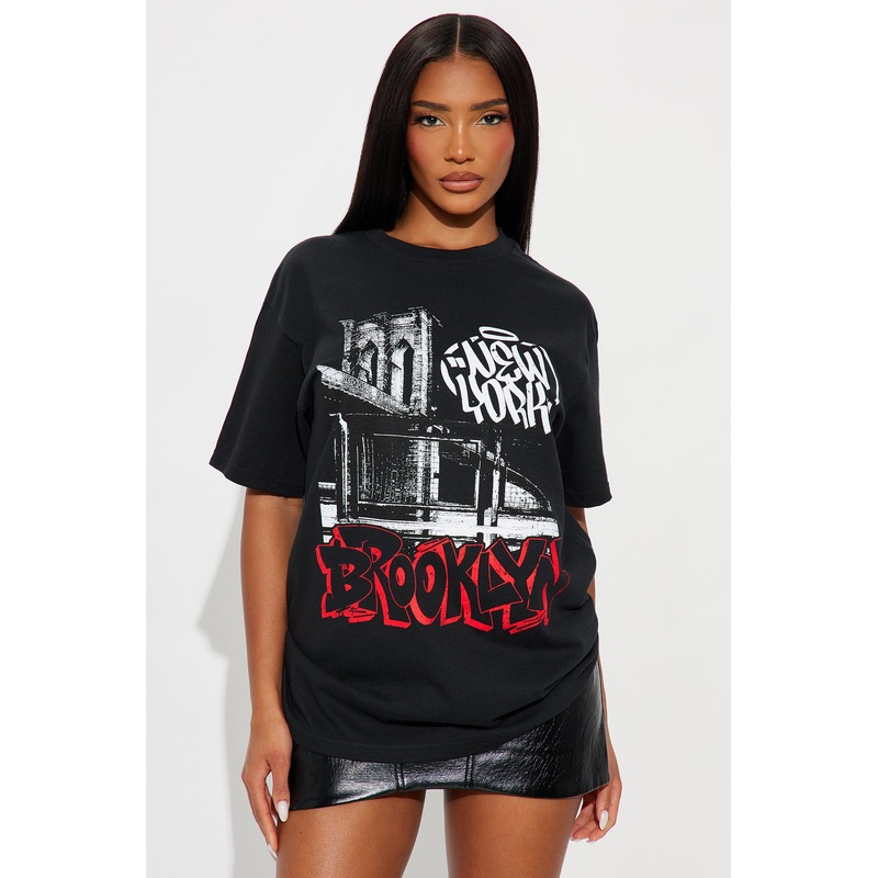 Brooklyn Bridge Tee – Black